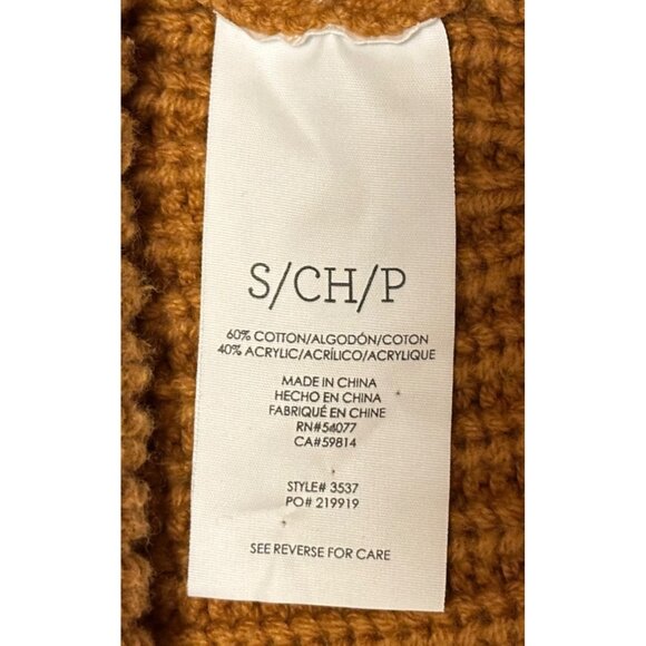 Cabi Brand Chestnut Brown Pullover Sweater Cotton Acrylic Blend Women's Size S - Picture 12 of 16